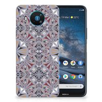 Nokia 8.3 TPU Siliconen Hoesje Flower Tiles