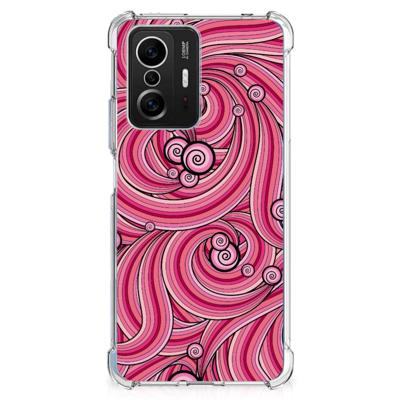 Xiaomi 11T | 11T Pro Back Cover Swirl Pink Xiaomi 11T | 11T Pro Back Cover Swirl Pink