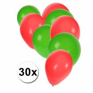 30x Ballonnen in Portugese kleuren