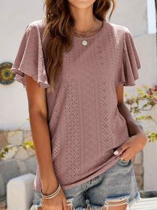 Casual Loose Crew Neck Plain Shirt