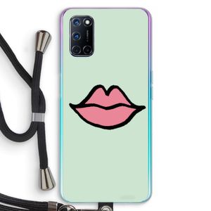 Kusje: Oppo A72 Transparant Hoesje met koord