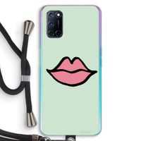 Kusje: Oppo A72 Transparant Hoesje met koord