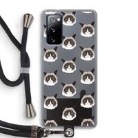 It's a Purrr Case: Samsung Galaxy S20 FE / S20 FE 5G Transparant Hoesje met koord