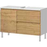 Germania Torrance Wastafelonderkast 80 cm Wit | Eiken