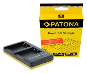 Dual Quick-Charger Canon LP-E17 EOS 750D 760D Kiss X8i incl. USB-C cable