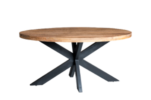 Eettafel Brix Sturdy oval 160cm Livingfurn