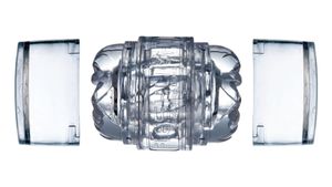 Fleshlight FLE167-WEISS masturbator voor mannen Transparant Silicone