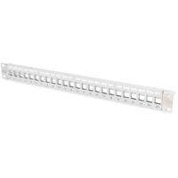 Digitus Patch-Panel 24 poorten Netwerkpatchpaneel 483 mm (19) Zonder connectoren 1 HE Meerdere kleuren Niet ingericht