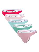 Tommy Hilfiger - 5p String - Stretch Cotton - 0XU, Maat:S