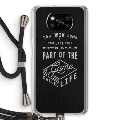 Life: Xiaomi Poco X3 NFC Transparant Hoesje met koord