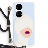 Incognito: Huawei P50 Transparant Hoesje met koord Incognito: Huawei P50 Transparant Hoesje met koord