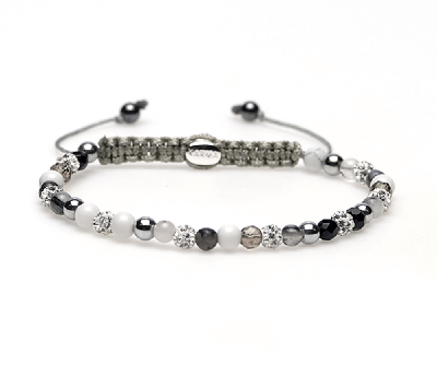 Karma Armband Spiral Hush Hush White Crystal
