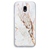 Goud marmer: Samsung Galaxy J3 (2017) Transparant Hoesje
