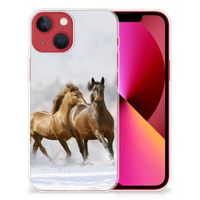 Apple iPhone 13 TPU Hoesje Paarden