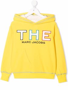 Marc Jacobs Kids hoodie à patch logo - Jaune