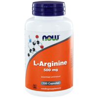 NOW L-Arginine 500 mg (100 caps) - thumbnail