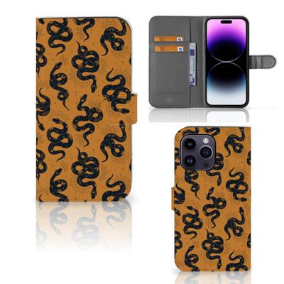 Telefoonhoesje | Met pasjeshouder | voor iPhone 15 Pro Max Snakes
