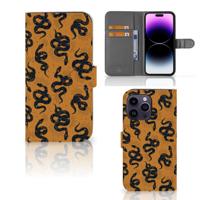 Telefoonhoesje | Met pasjeshouder | voor iPhone 15 Pro Max Snakes