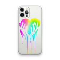 Hold My Heart: iPhone 12 Pro Transparant Hoesje