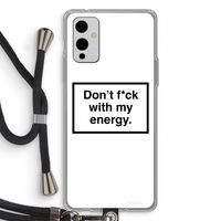 My energy: OnePlus 9 Transparant Hoesje met koord