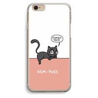 GSM poes: iPhone 6 / 6S Transparant Hoesje GSM poes: iPhone 6 / 6S Transparant Hoesje