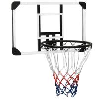 VidaXL Basketbalbord 71x45x2,5 cm polycarbonaat transparant
