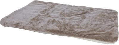 Boon plaid supersoft 100x75 cm taupe/beige - Gebr de boon