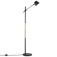 Nordlux VloerlampTheo zwart met hout - 2112654003