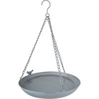 Vogelbad/voederschaal - hangend - rond - metaal - D30,4 cm - Vogelvoederschalen - thumbnail