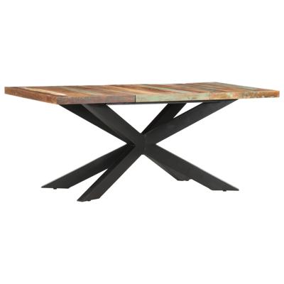 Eettafel 180x90x76 cm massief gerecycled hout