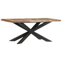 Eettafel 180x90x76 cm massief gerecycled hout