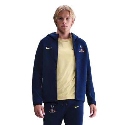 Nike Tottenham Hotspur Tech Fleece Vest 2025-2026 Donkerblauw Geel