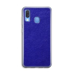 Majorelle Blue: Samsung Galaxy A40 Transparant Hoesje
