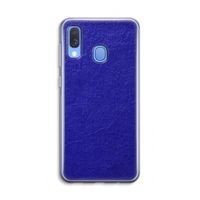 Majorelle Blue: Samsung Galaxy A40 Transparant Hoesje