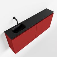 Toiletmeubel Mondiaz Ture | 120 cm | Meubelkleur Fire | Eden wastafel Urban Links | Zonder kraangat Toiletmeubel Mondiaz Ture | 120 cm | Meubelkleur Fire | Eden wastafel Urban Links | Zonder kraangat
