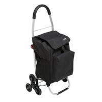Boodschappentrolley Alaska - polyester - 47 x 39 x 100 cm - 53 liter - extra groot - opvouwbaar