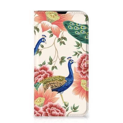 Smartphone hoesje voor iPhone 13 Pro Pink Peacock Smartphone hoesje voor iPhone 13 Pro Pink Peacock