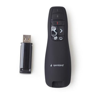 Draadloze presenter met laseraanwijzer