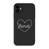 Friends heart pastel: iPhone 11 Biologisch afbreekbaar hoesje
