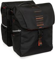 Dubbele fietstas New Looxs Vigo Double MIK 2.0 - 40 liter - 30 x 19 x 40 cm (2x) - Black-Orange