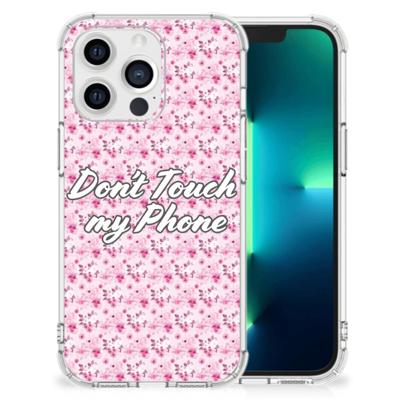 Apple iPhone 13 Pro Anti Shock Case Flowers Pink DTMP Apple iPhone 13 Pro Anti Shock Case Flowers Pink DTMP