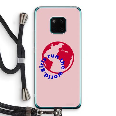 Run The World: Huawei Mate 20 Pro Transparant Hoesje met koord