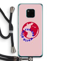 Run The World: Huawei Mate 20 Pro Transparant Hoesje met koord Run The World: Huawei Mate 20 Pro Transparant Hoesje met koord