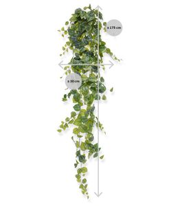 Scindapsus Pictus kunst hangplant 170cm