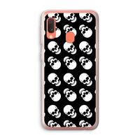 Musketon Skulls: Samsung Galaxy A20e Transparant Hoesje