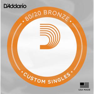 D'Addario BW056 Bronze Wound Acoustic Guitar Single String .056 losse snaar voor westerngitaar