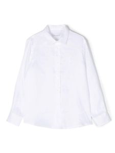 Paolo Pecora Kids chemise en lin - Blanc