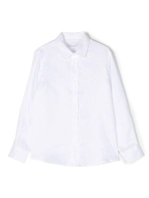 Paolo Pecora Kids chemise en lin - Blanc