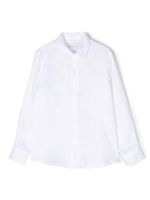 Paolo Pecora Kids chemise en lin - Blanc - thumbnail