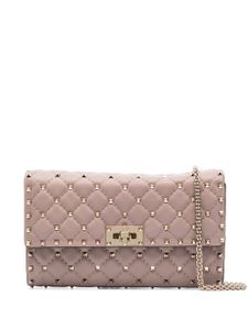 Valentino Garavani sac à bandoulière à ornements Rockstud Spike - Tons neutres